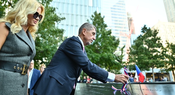 The Prime Minister ends his visit to the USA at the memorial to the victims at Ground Zero, 27 September 2019.
