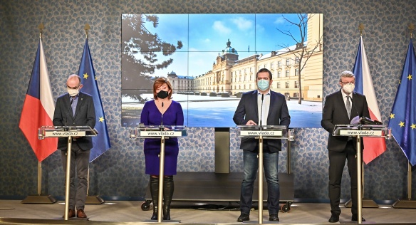 Press conference after the government meeting, 18 January 2021.
