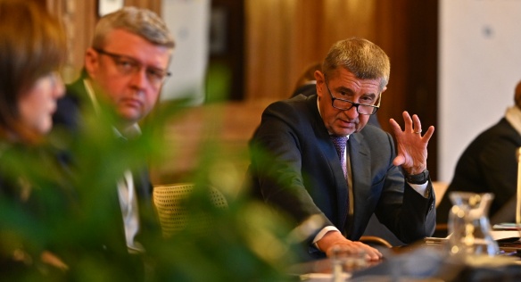 Na Ministerstvu zdravotnictví jednal krizový štáb v čele s premiérem Babišem o dalších opatřeních proti šíření koronaviru, 7. března 2020.