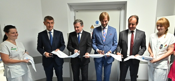 Slavnostní zahájení fungování magnetické rezonance v Kroměřížské nemocnici, 14. května 2019.