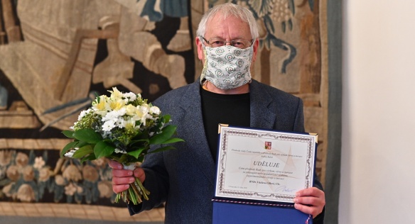 Václav Cílek je nositelem Ceny předsedy Rady pro výzkum, vývoj a inovace za rok 2020, 13. října 2020.