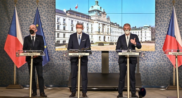 Press conference after the government meeting, 3 March 2021.
