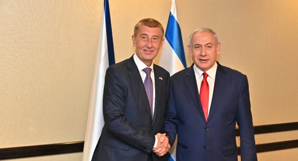 Premiér Andrej Babiš jednal v úterý 19. února 2019 v Jeruzalémě s izraelským protějškem Benjaminem Netanjahuem.