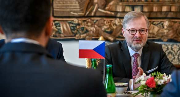 Premiér Fiala zahájil obchodní fórum ČR-SAE 