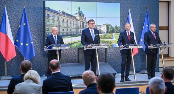 Press conference on the energy security of the Czech Republic, 23 November 2023.