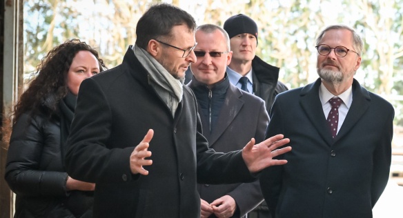 Premiér Fiala navštívil Kraj Vysočina