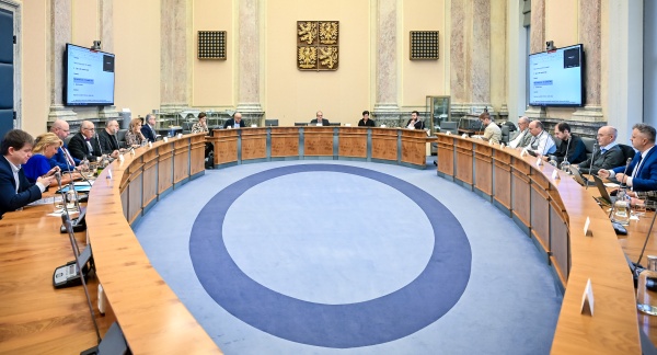 V prostorách Úřadu vlády ČR se uskutečnilo další pravidelné zasedání Rady pro výzkum, vývoj a inovace, 28. února 2025.