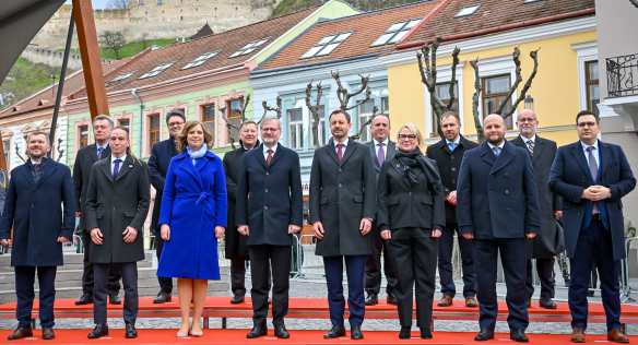 V Trenčíně se uskutečnilo zasedání vlád České a Slovenské republiky, 3. dubna 2023.