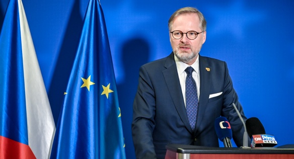 Předseda vlády Petr Fiala se v Bruselu zúčastnil jednání Evropské rady, 30. června 2023.