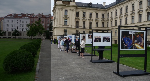 Zahrada Strakovy akademie.