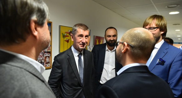 Předseda vlády Andrej Babiš se v úterý 5. února 2019 zúčastnil prezentace prvního Centra porodní asistence ve FN Na Bulovce.