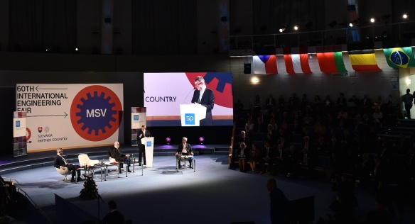 60. ročník Mezinárodního strojírenského veletrhu v Brně, 1. října 2018.
