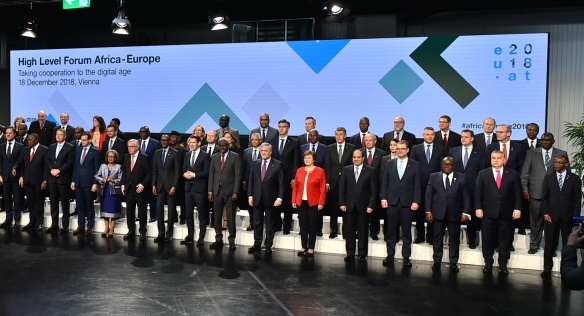 Fórum Afrika-Evropa ve Vídni, 18. prosince 2018.