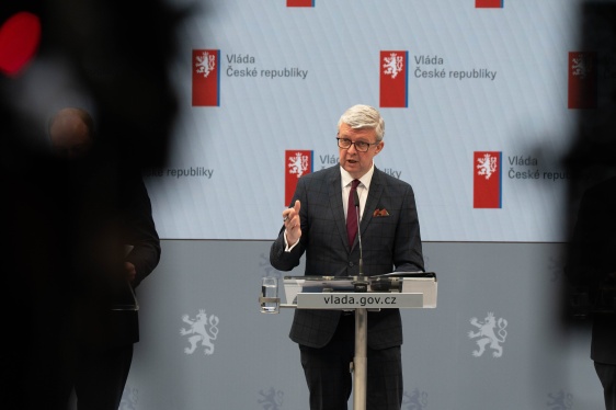 Vláda Andreje Babiše zasedla v jednacím sále Strakovy akademie k další pravidelné pondělní schůzi, 23. března 2026.