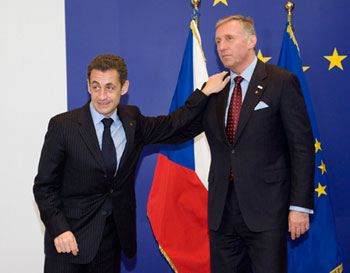 N. Sarkozy a M.Topolánek