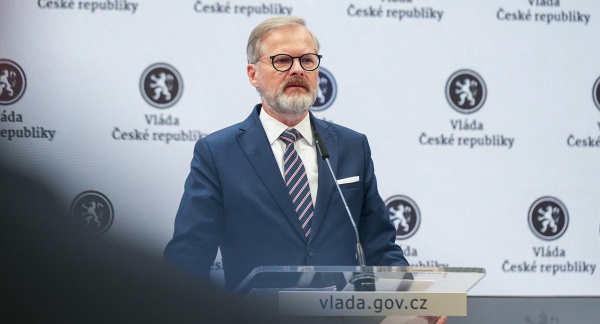 Předseda vlády Petr Fiala.