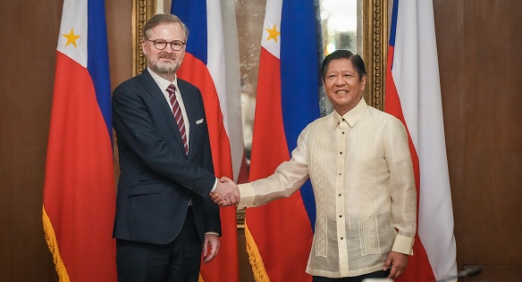 Prime Minister Petr Fiala held talks with Philippine President Marcos, 17 April 2023.