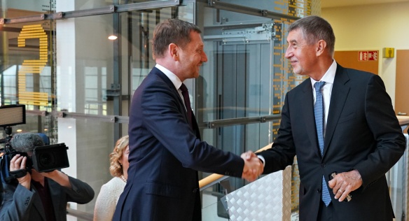 Premiér Babiš jednal o spolupráci ve vědě a výzkumu se saským ministerským předsedou Kretschmerem