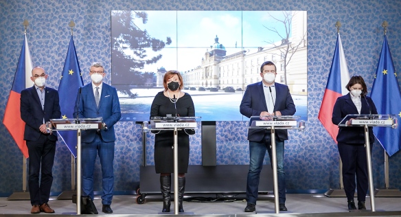 Press conference after the government meeting, 8 February 2021.
