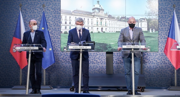Press conference after the government meeting, 6 April 2021.

