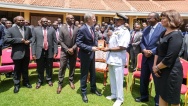 Premiér Petr Fiala jednal v Nairobi s keňským prezidentem Williamem Rutem, 7. listopadu 2023.