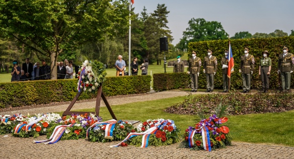 Pietní akt k 79. výročí vyhlazení obce Lidice, 12. června 2021. 