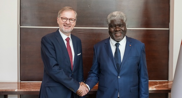 Prime Minister Fiala met his counterpart Robert Beugré Mambé in Abidjan, 10 November 2023.