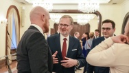 The present members of the diplomatic corps were welcomed in the Liechtenstein Palace by Prime Minister Petr Fiala on February 6, 2024.