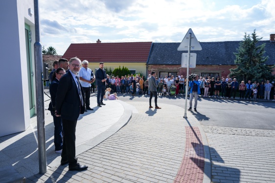 Premiér Fiala otevřel v Kobeřicích u Brna zrekonstruovanou Sokolovnu