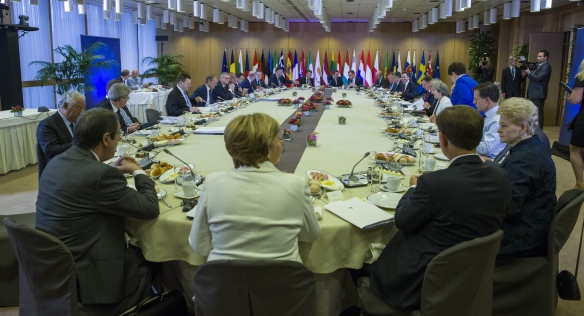 The European Council in session in Brussels, 20th October 2017. Source: the European Union 