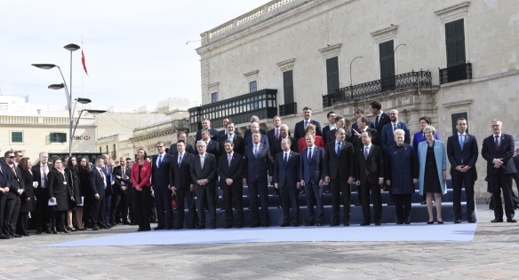 Summit of heads of government and state during the Maltese presidency, 3 February 2017. 
