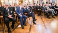Předseda vlády Bohuslav Sobotka podpořil Svaz podnikatelů ve stavebnictví, 8. října 2015. Zdroj: Czech production s.r.o.