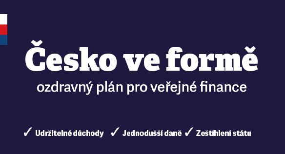 Vláda představila ozdravný plán pro veřejné finance Česko ve formě.