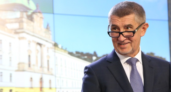 Premiér Andrej Babiš na tiskové konferenci po jednání vlády 7. listopadu 2018.