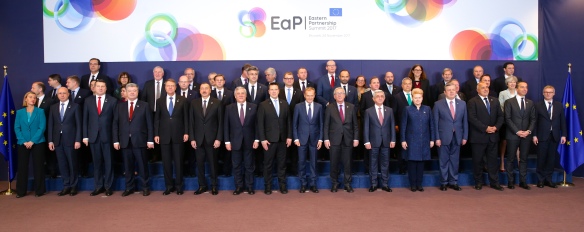 Prime Minister Bohuslav Sobotka attended the Eastern Partnership summit, 24 November 2017. Source: The European Union.