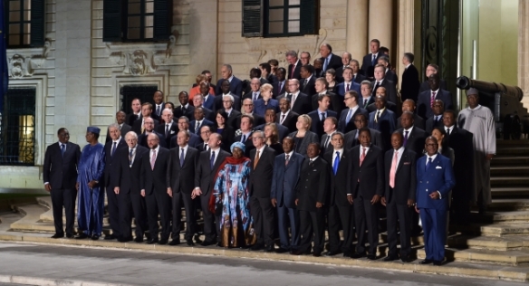 Vallettský summit k migraci, 11. listopadu 2015. Zdroj: European Council.