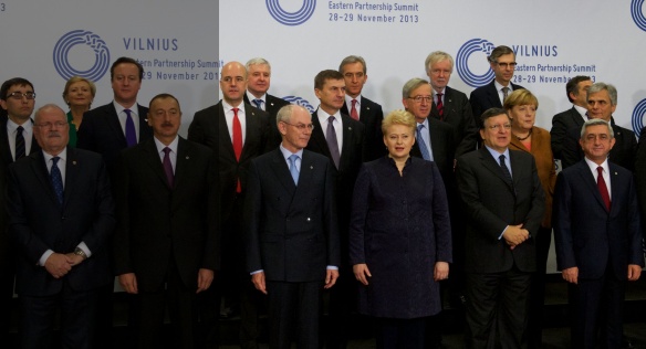 On 29th November 2013 Prime Minister Jiří Rusnok took part in Vilnius in the EU's Eastern Partnership summit. Photo : Council of Europe 