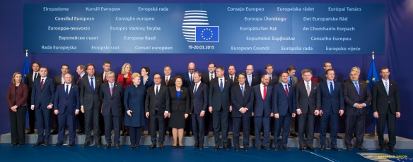 Joint photo of leaders of the EU28, 20 March 2015. Source: European Council.