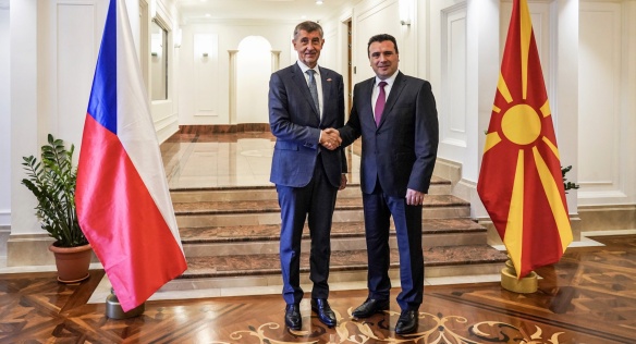 Premiér Andrej Babiš navštívil Republiku Severní Makedonie, s předsedou vlády jednal o podpoře vstupu země do EU.