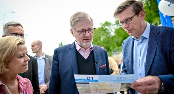 Premiér Fiala: Velký městský okruh Brno je důležitý pro celou jižní Moravu 