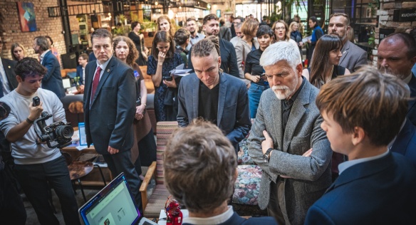Týdne pro Digitální Česko se zúčastnili vicepremiér Ivan Bartoš i prezident Petr Pavel, 20. listopadu 2023.
