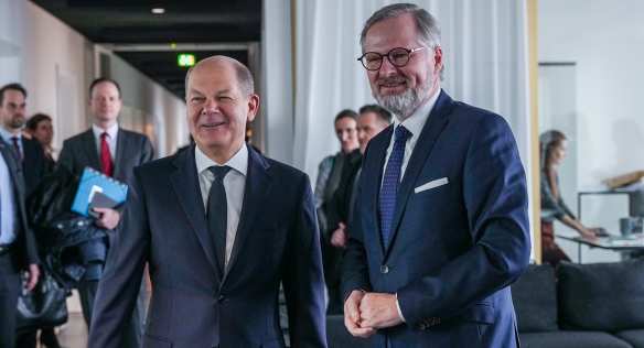 Prime Minister Fiala held talks with German Chancellor Scholz in Berlin, 24 January 2023.