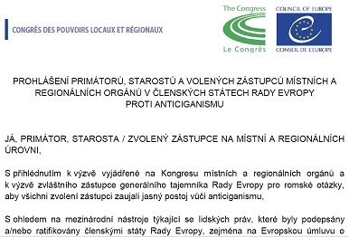 Deklarace k protiromskému smýšlení - česky