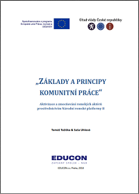 Brozura Zaklady a principy komunitni prace - titulni strana