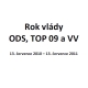 Rok vlády ODS, TOP 09 a VV