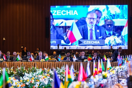 Prime Minister Petr Fiala delivered a speech at the EU–African Union Summit in Luanda, Angola, 24th November 2025. 