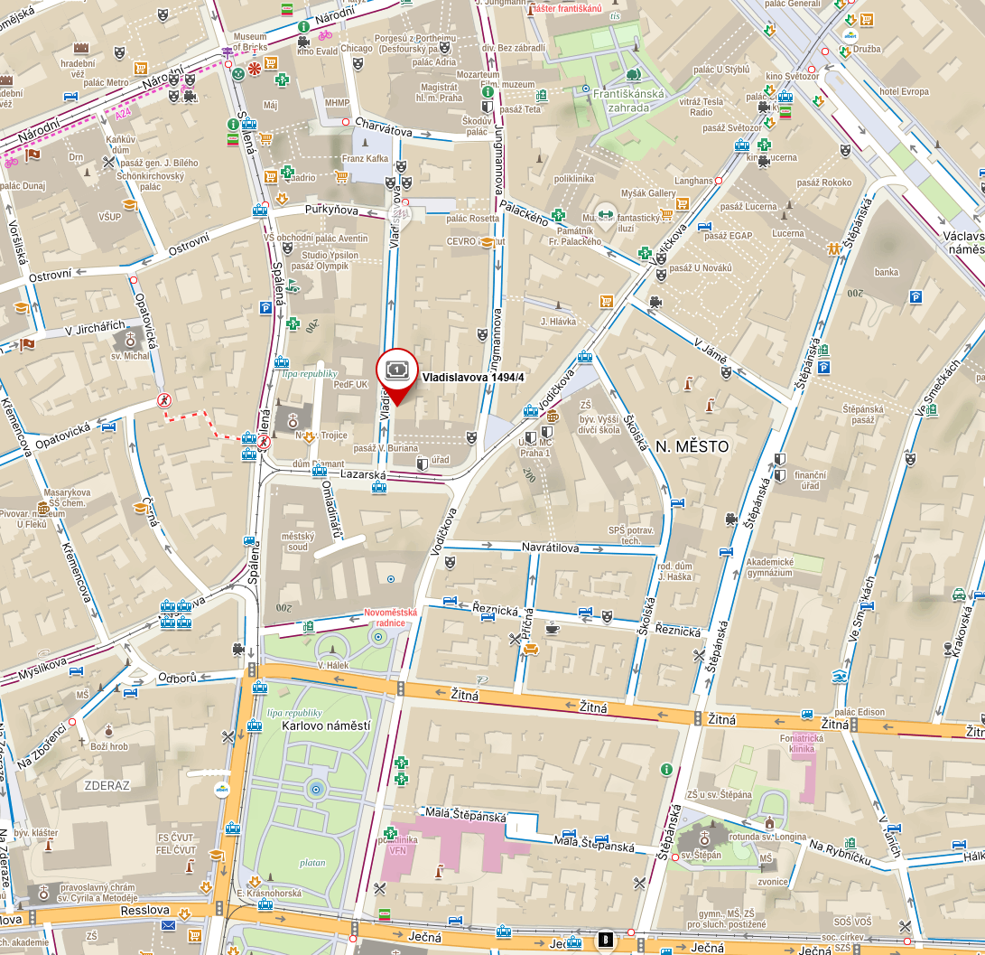 Mapa_Vladislavova ulice
