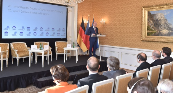 Premiér Bohuslav Sobotka zahájil Jubilejní konferenci k 20. výročí podpisu Česko-německé deklarace, 30. ledna 2017.
