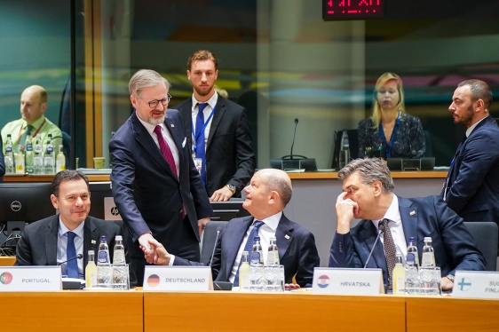 Prime Minister Petr Fiala and other EU leaders are preparing for the start of the European Council Meeting in Brussels on 20 March 2025.