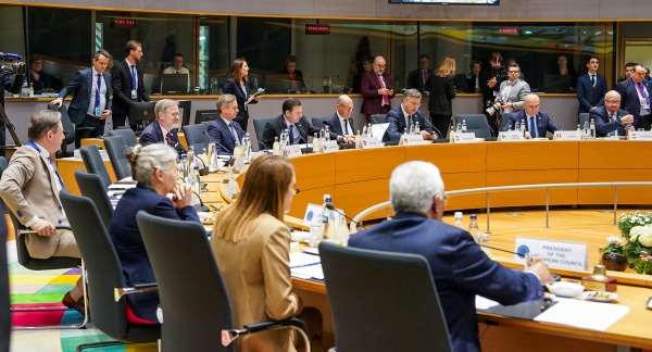 Prime Minister Petr Fiala and other EU leaders are preparing for the start of the European Council Meeting in Brussels on 20 March 2025.